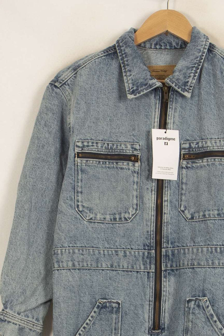 Combinaison en Jean Bleue - Taille XXS/32 de la marque American Vintage | PARAD34616 - Vendu par Paradigme - Image 3