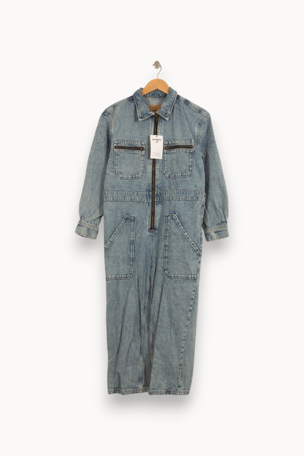 Combinaison en Jean Bleue - Taille XXS/32 de la marque American Vintage | PARAD34616 - Vendu par Paradigme - Image 2