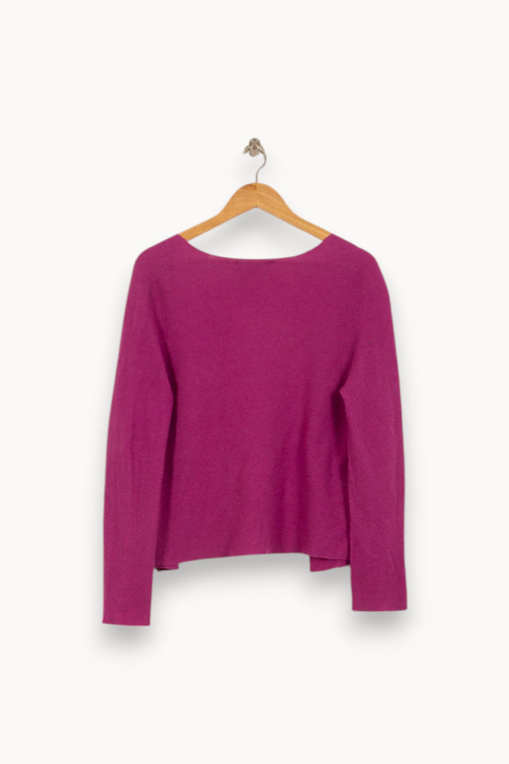 Gilet Violet - Taille S/36 de la marque La Fée Maraboutée | PARAD34618 - Vendu par Paradigme - Image 4