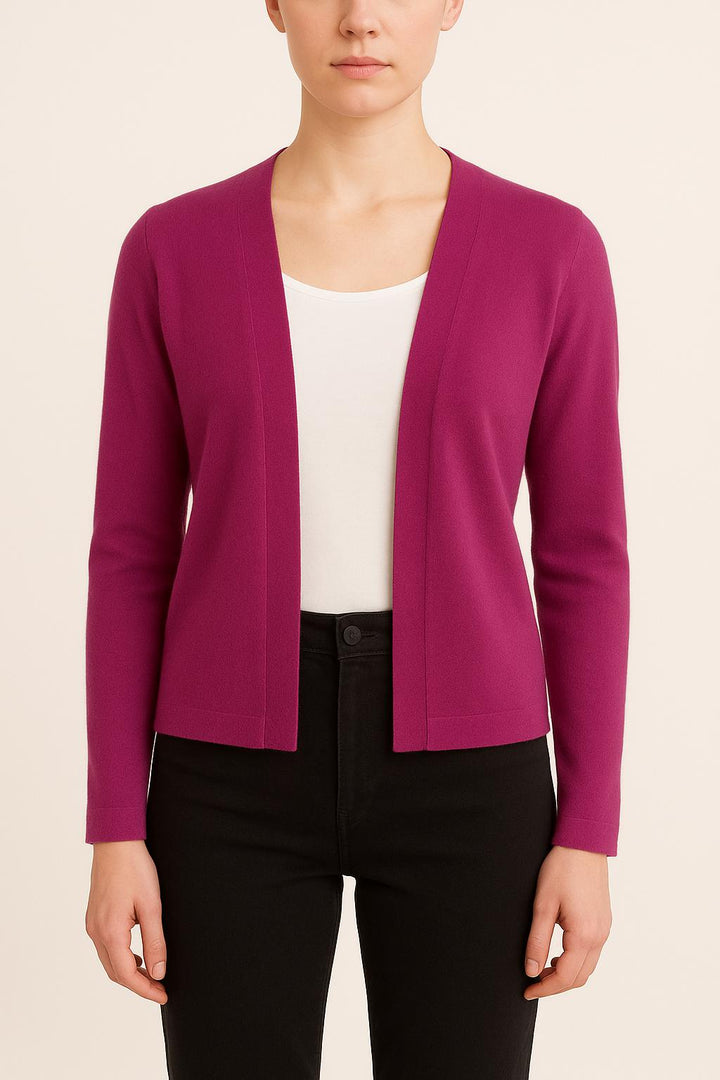 Gilet Violet - Taille S/36 de la marque La Fée Maraboutée | PARAD34618 - Vendu par Paradigme - Image 1