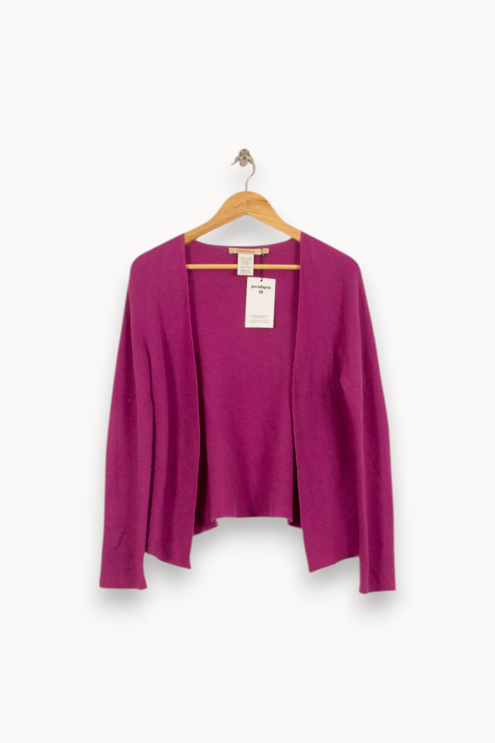 Gilet Violet - Taille S/36 de la marque La Fée Maraboutée | PARAD34618 - Vendu par Paradigme - Image 2