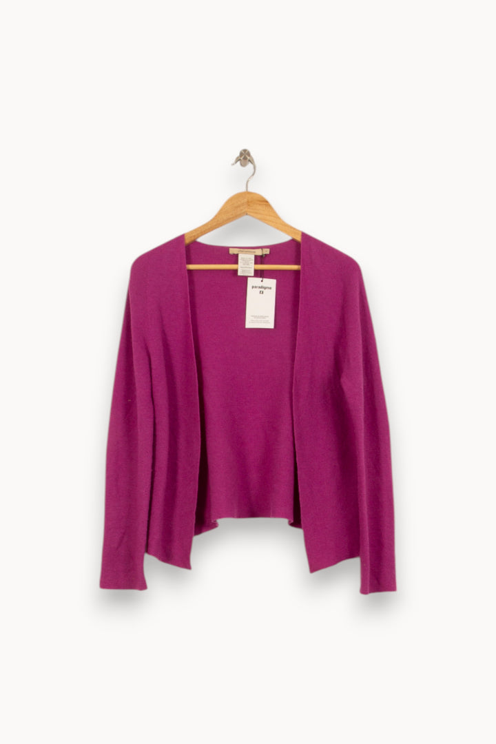 Gilet Violet - Taille S/36 de la marque La Fée Maraboutée | PARAD34618 - Vendu par Paradigme - Image 2