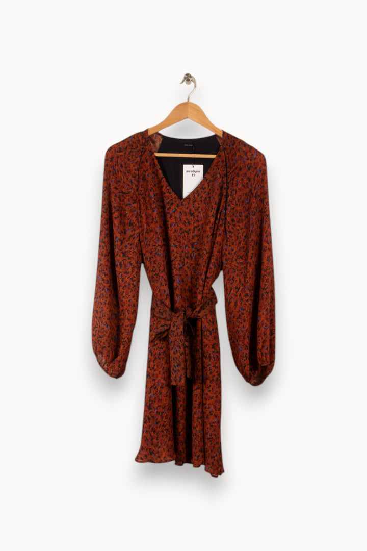 Robe marron/orange à motifs - Taille XL/42 de la marque One Step | PARAD34628 - Vendu par Paradigme - Image 1