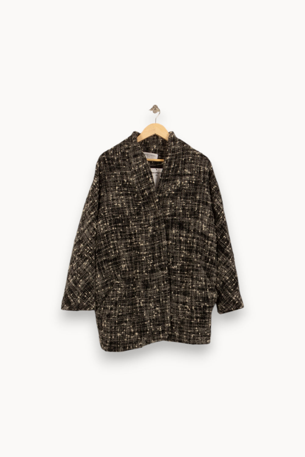 Manteau Gris et Noir - Taille XL/42 de la marque Gerard Darel | PARAD34629 - Vendu par Paradigme - Image 2