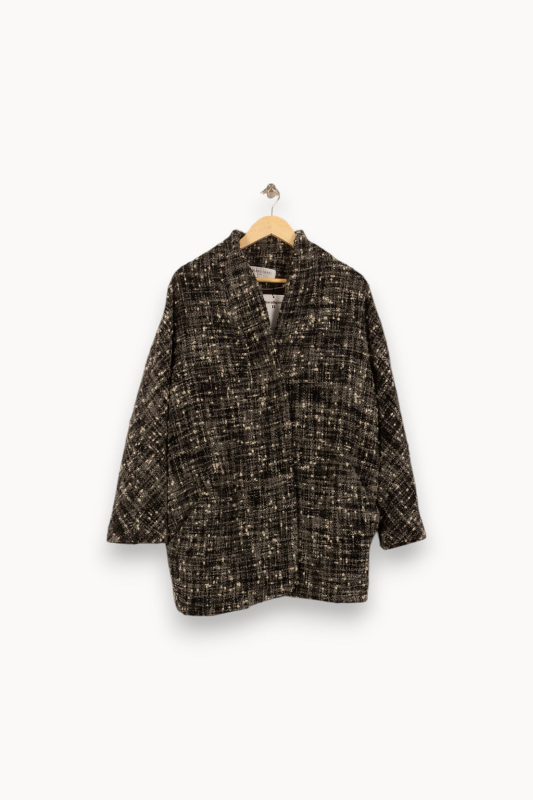 Manteau Gris et Noir - Taille XL/42 de la marque Gerard Darel | PARAD34629 - Vendu par Paradigme - Image 2