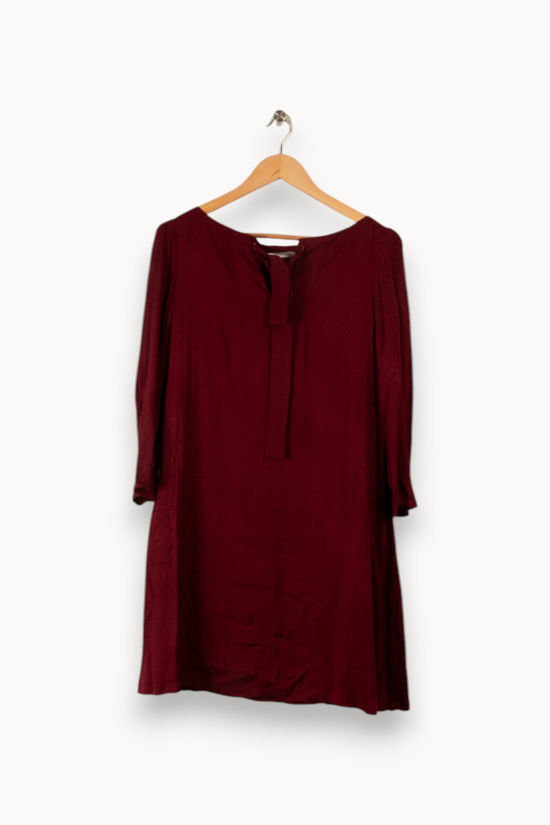 Robe Bordeaux - Taille S/36 de la marque Claudie Pierlot | PARAD34684 - Vendu par Paradigme - Image 3