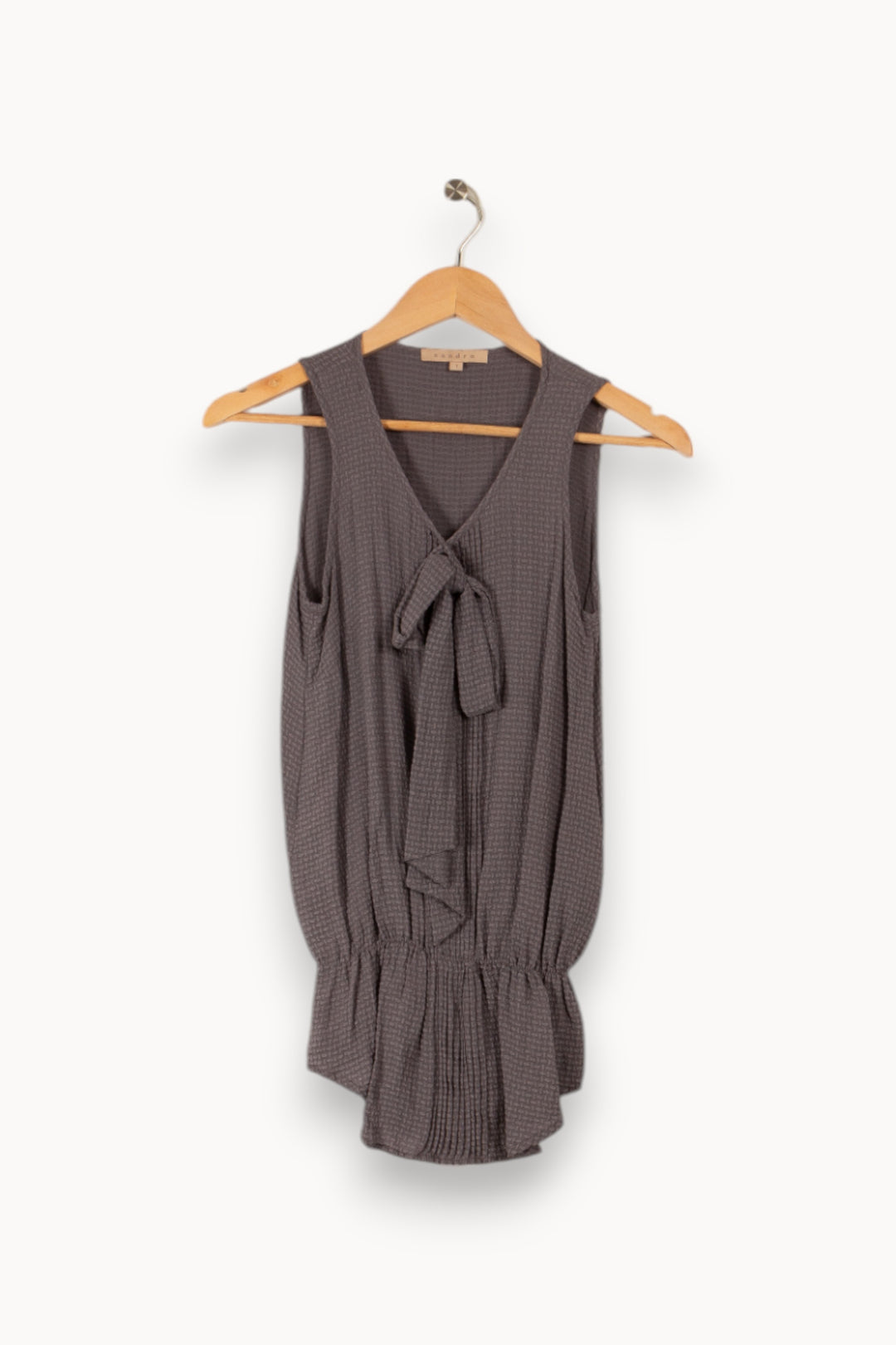 Top gris - Taille S/36 de la marque Sandro | PARAD34716 - Vendu par Paradigme - Image 1
