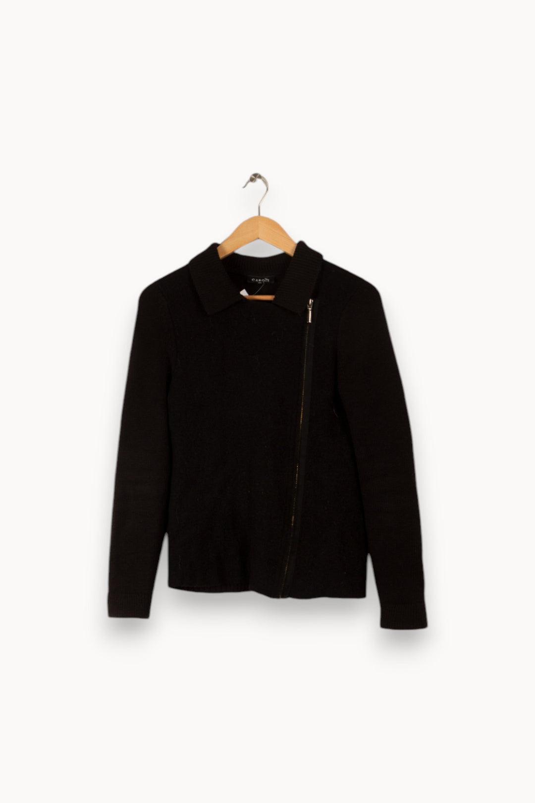 Gilet Noir - Taille M/38 de la marque Caroll | PARAD34746 - Vendu par Paradigme - Image 1