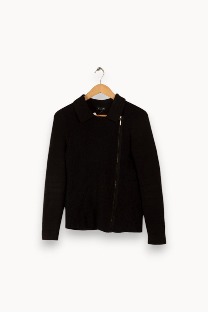 Gilet Noir - Taille M/38 de la marque Caroll | PARAD34746 - Vendu par Paradigme - Image 1