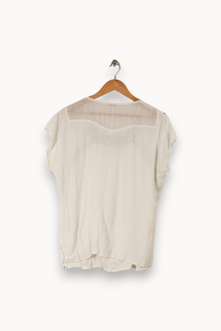 Top Blanc - Taille XL/42 de la marque IKKS | PARAD34757 - Vendu par Paradigme - Image 3