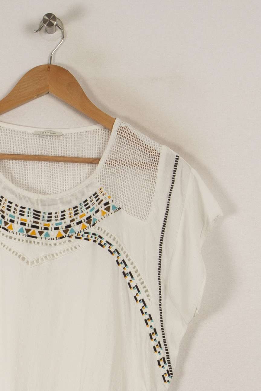 Top Blanc - Taille XL/42 de la marque IKKS | PARAD34757 - Vendu par Paradigme - Image 2