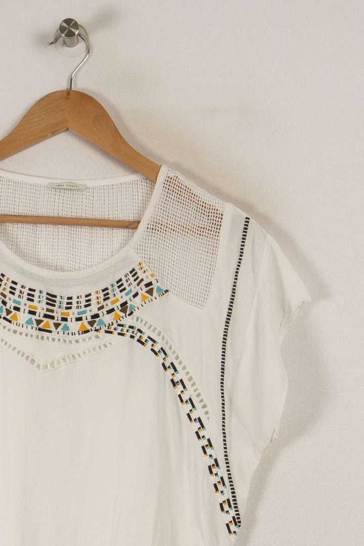Top Blanc - Taille XL/42 de la marque IKKS | PARAD34757 - Vendu par Paradigme - Image 2
