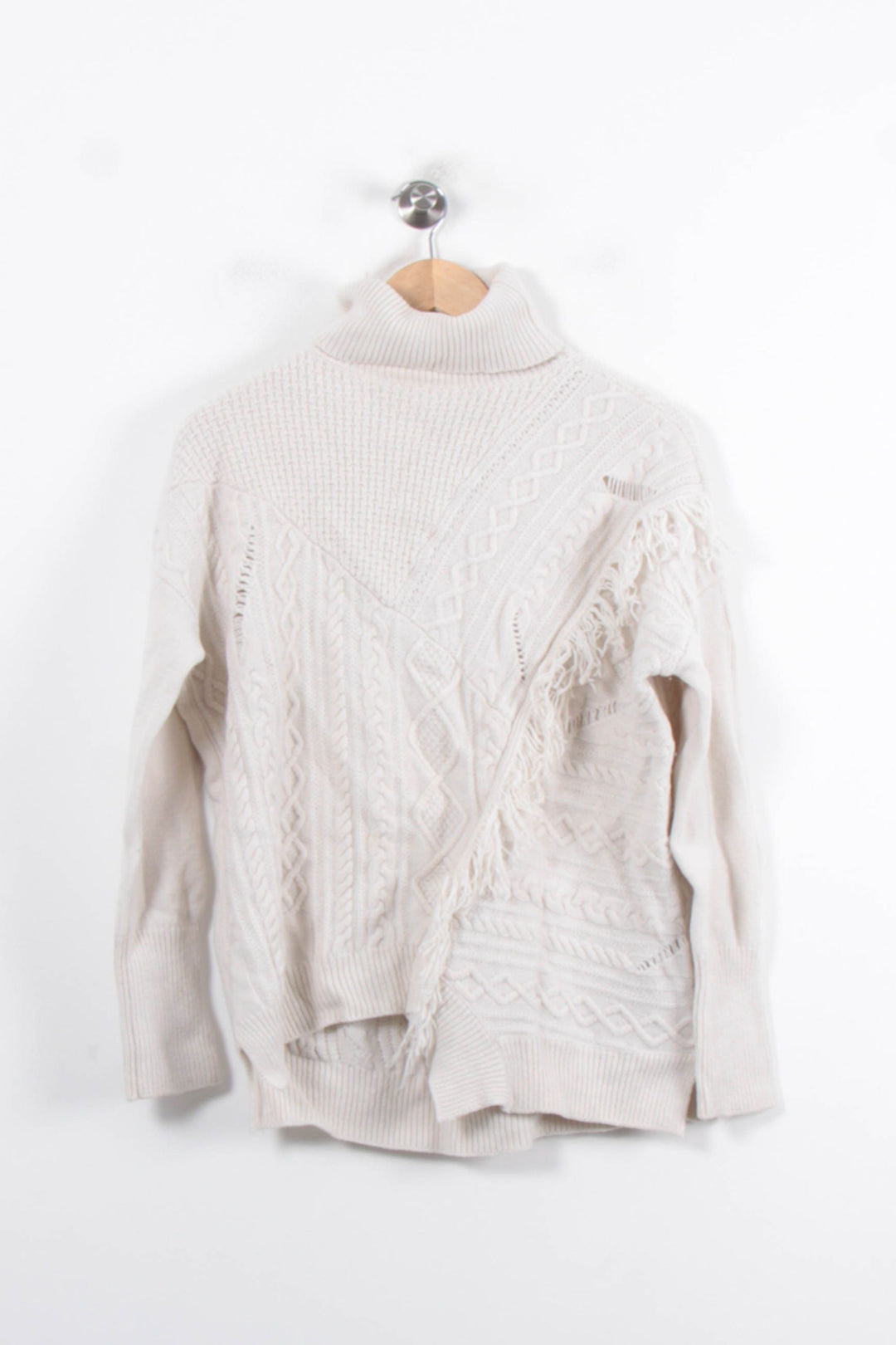Pull Col Roulé Blanc - Taille XS/34 de la marque Bérénice | PARAD34776 - Vendu par Paradigme - Image 2