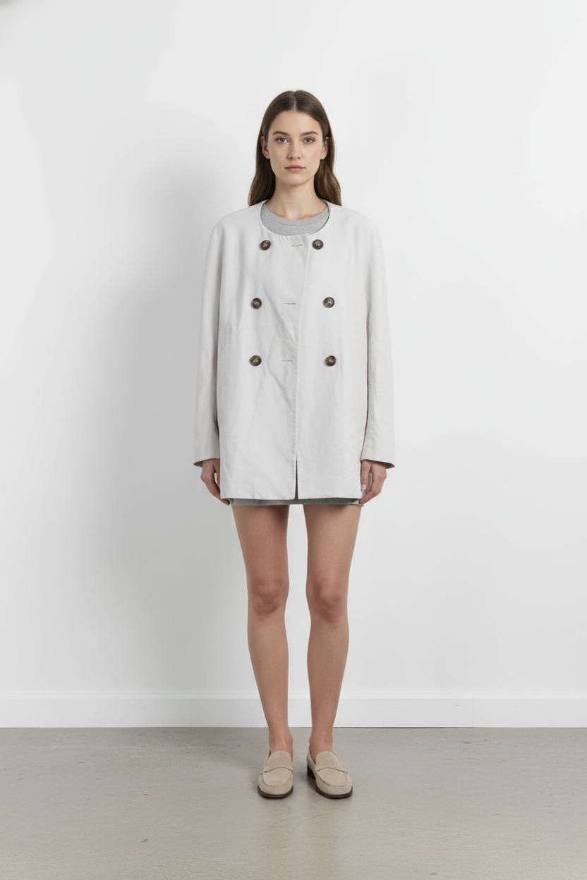 Manteau Blanc - Taille L/40 de la marque Comptoir des Cotonniers | PARAD34778 - Vendu par Paradigme - Image 1