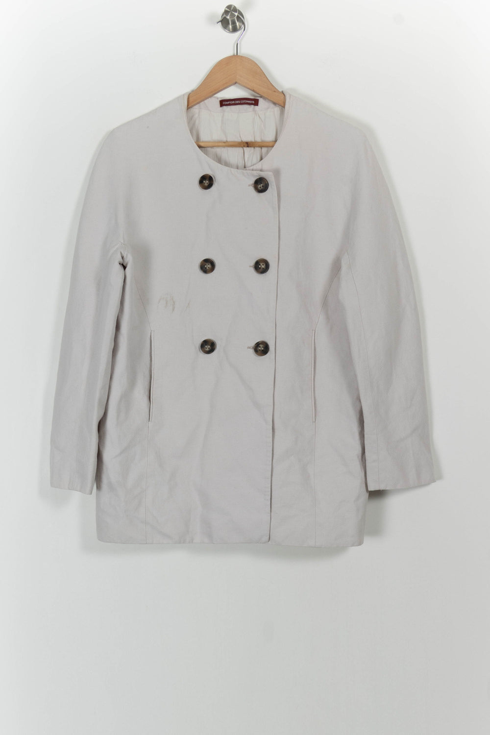 Manteau Blanc - Taille L/40 de la marque Comptoir des Cotonniers | PARAD34778 - Vendu par Paradigme - Image 2