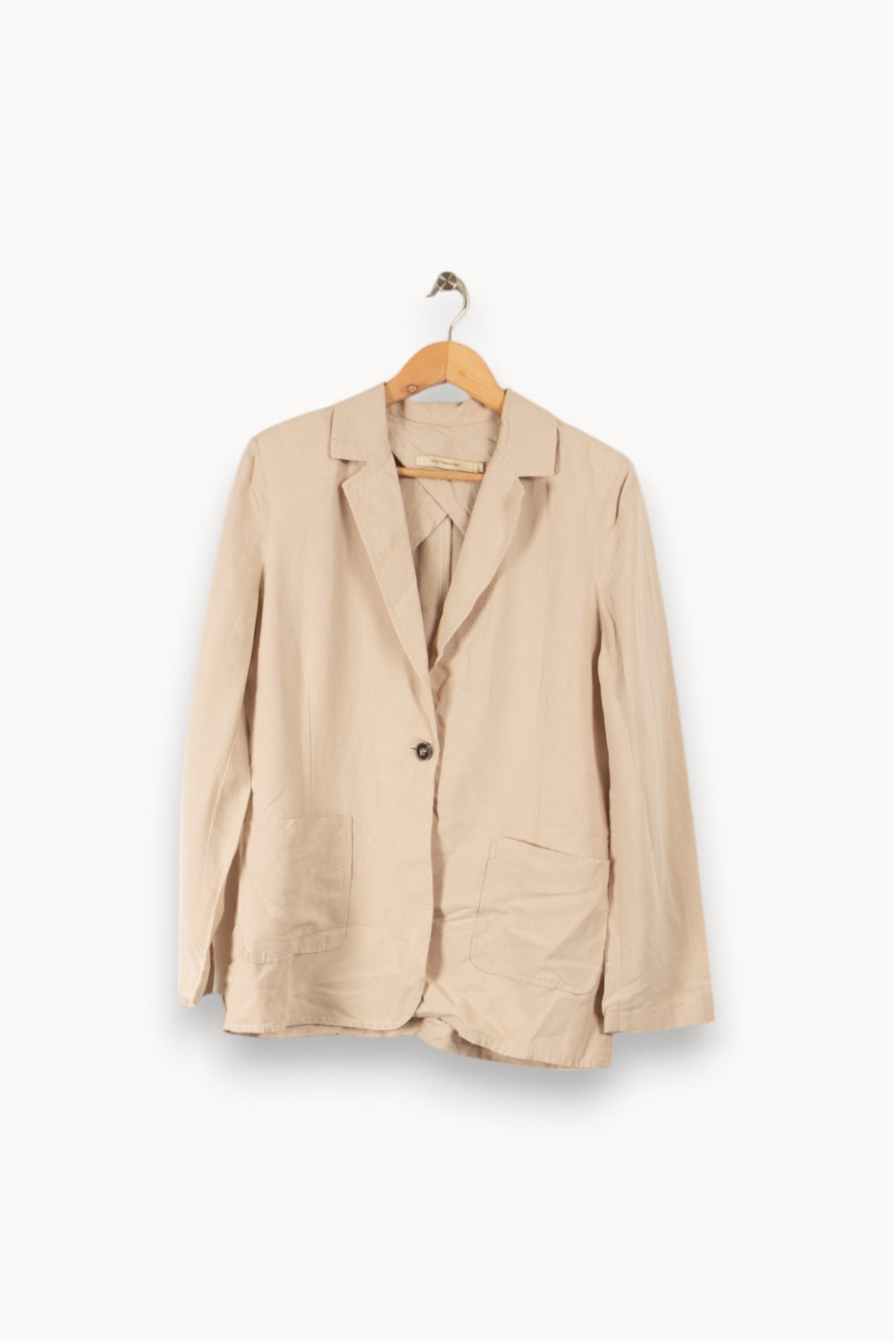 Veste beige - Taille L/40 de la marque La Fée Maraboutée | PARAD34798 - Vendu par Paradigme - Image 1