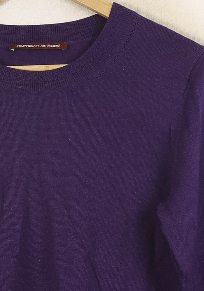 Pull Violet - Taille L/40 de la marque Comptoir des Cotonniers | PARAD34815 - Vendu par Paradigme - Image 3