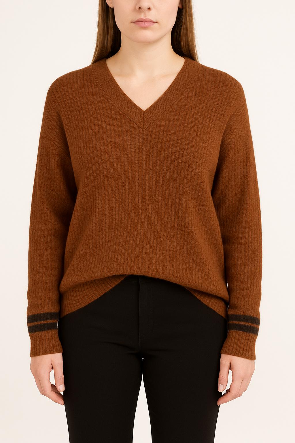 Pull Marron - Taille XL/42 de la marque I.Code | PARAD34829 - Vendu par Paradigme - Image 1