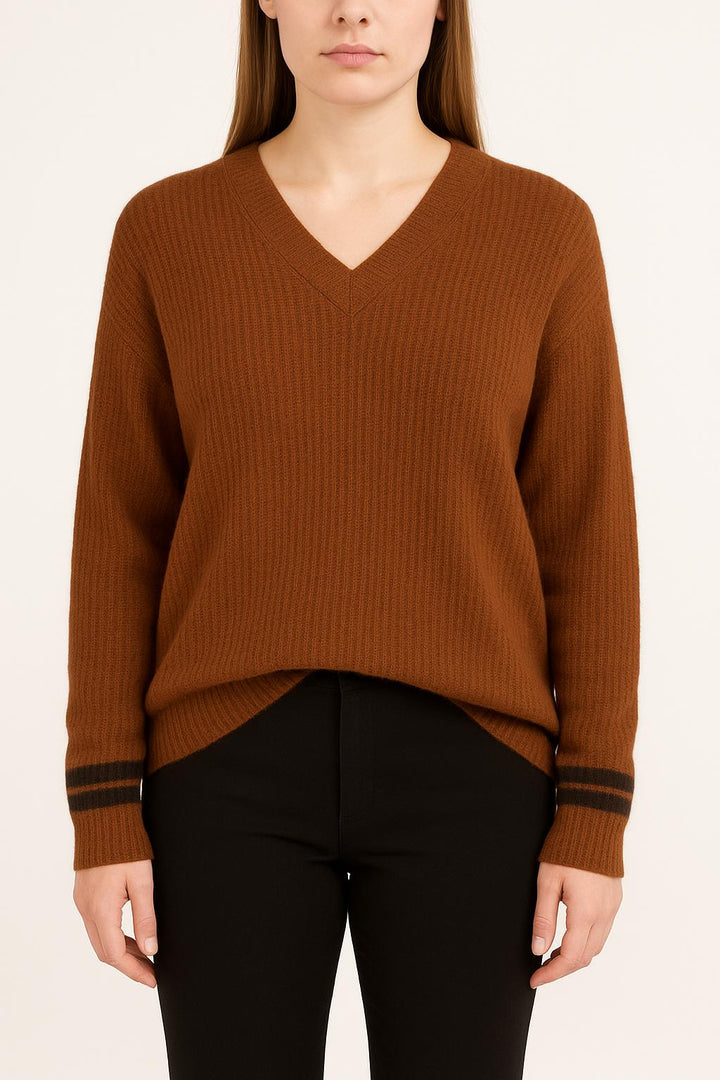 Pull Marron - Taille XL/42 de la marque I.Code | PARAD34829 - Vendu par Paradigme - Image 1