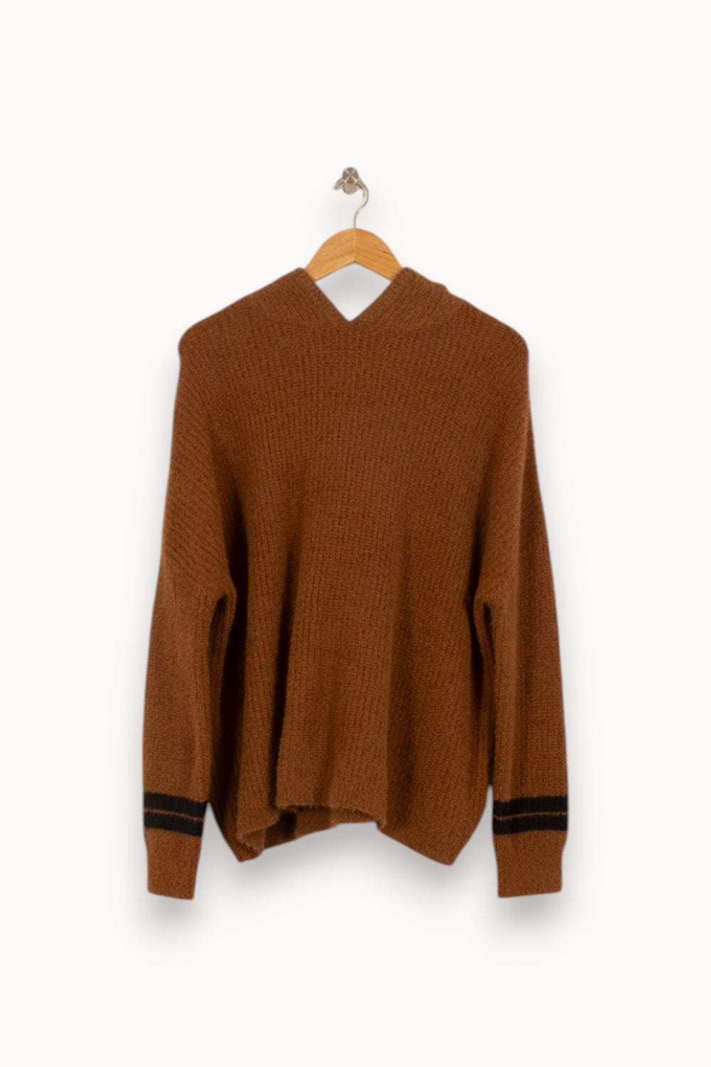 Pull Marron - Taille XL/42 de la marque I.Code | PARAD34829 - Vendu par Paradigme - Image 2