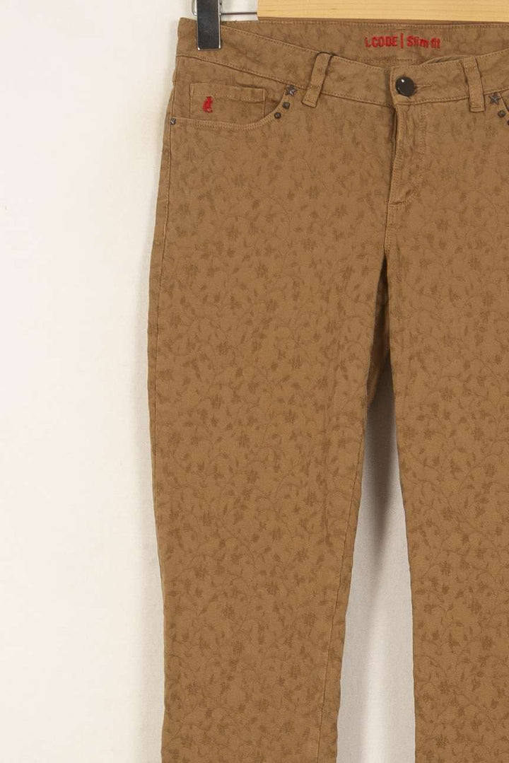 Jean Beige - Taille M/38 de la marque I.Code | PARAD34841 - Vendu par Paradigme - Image 3