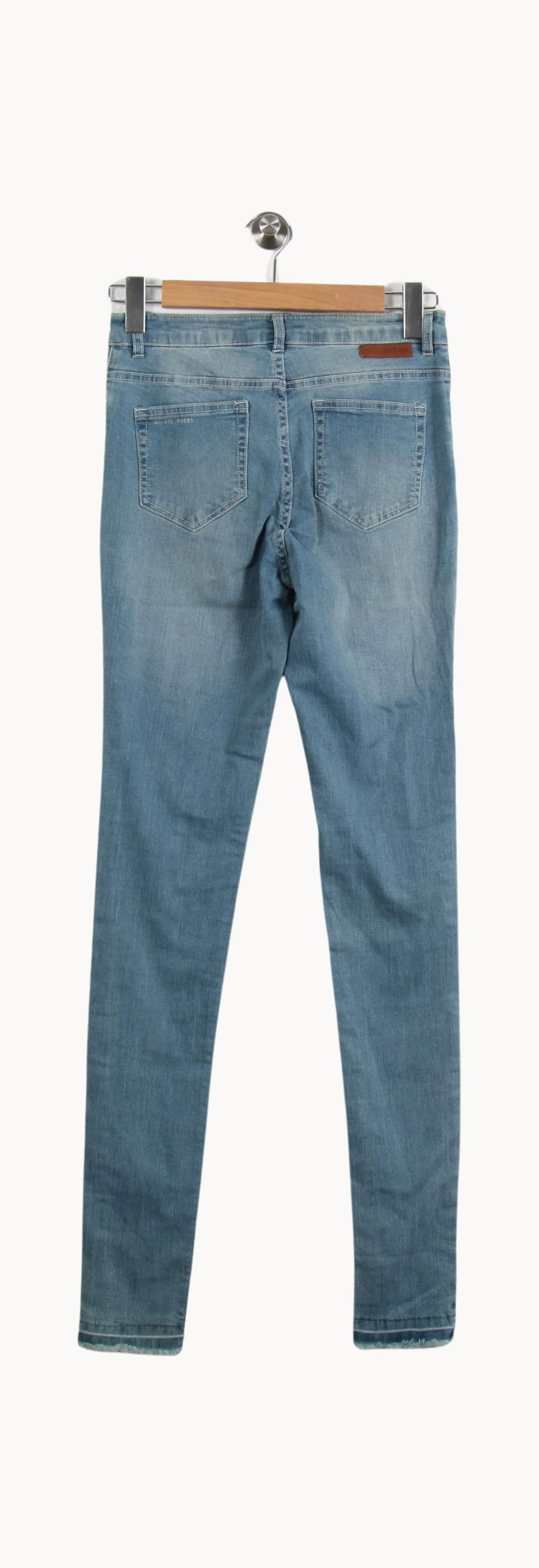 Jean Skinny Bleu - Taille M/38 de la marque IKKS | PARAD34843 - Vendu par Paradigme - Image 4