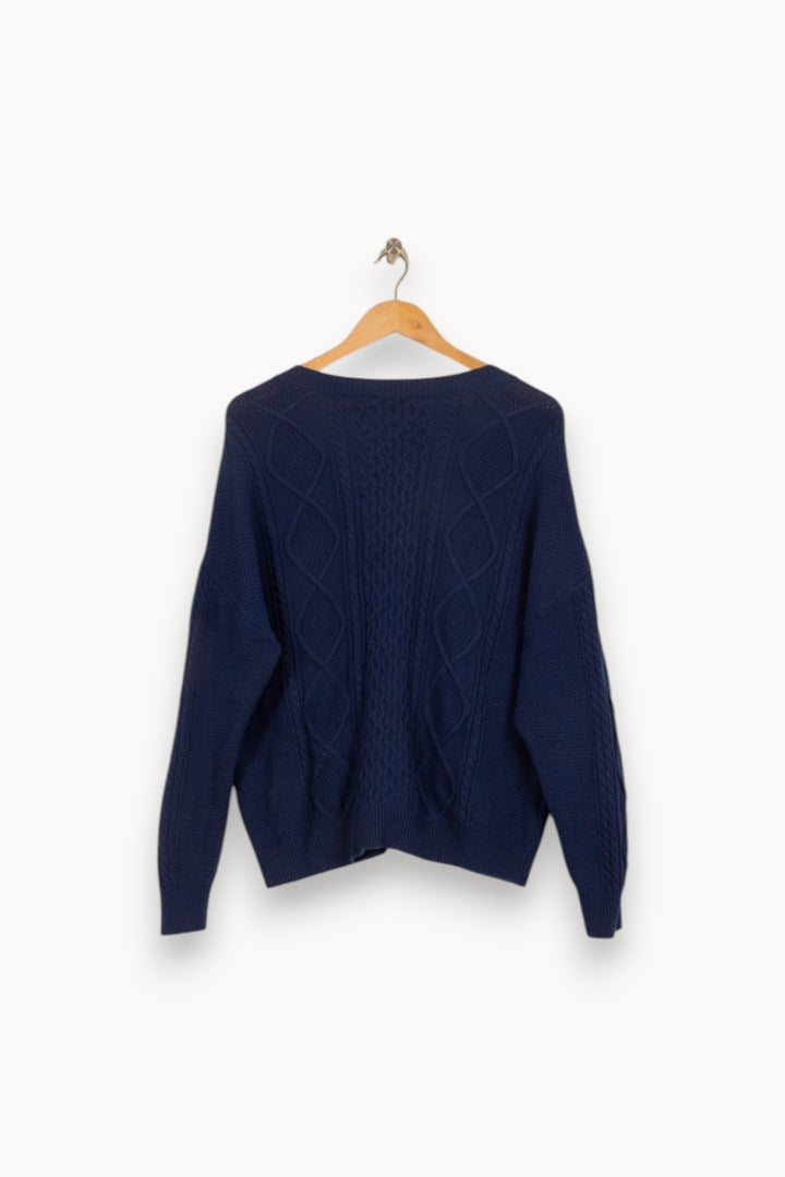 Pull Bleu - Taille L/40 de la marque Caroll | PARAD34845 - Vendu par Paradigme - Image 4