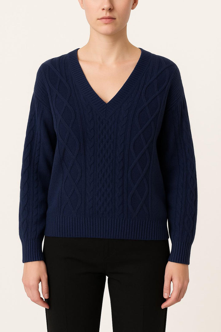 Pull Bleu - Taille L/40 de la marque Caroll | PARAD34845 - Vendu par Paradigme - Image 1