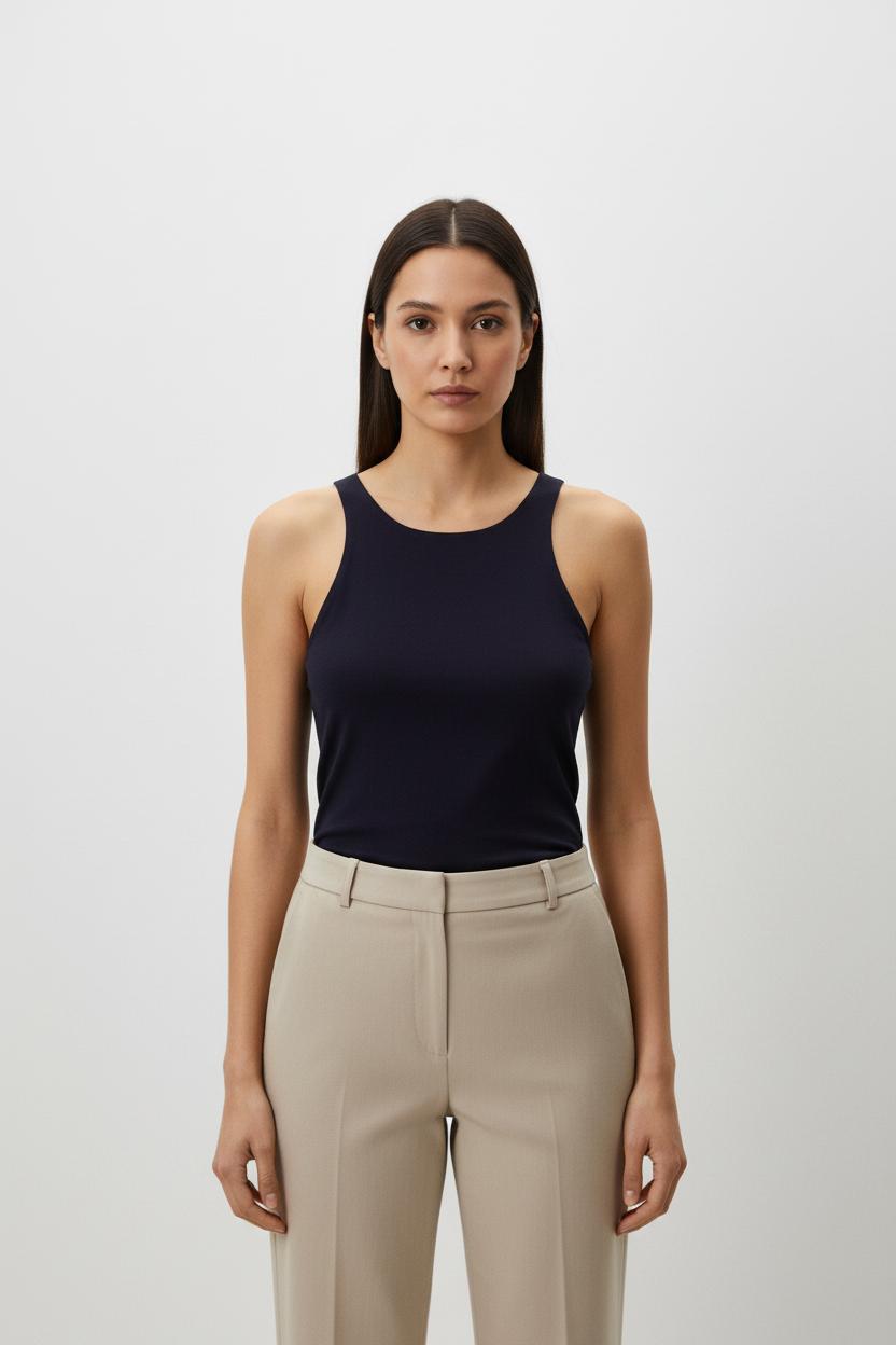 Top bleu foncé - Taille L/40