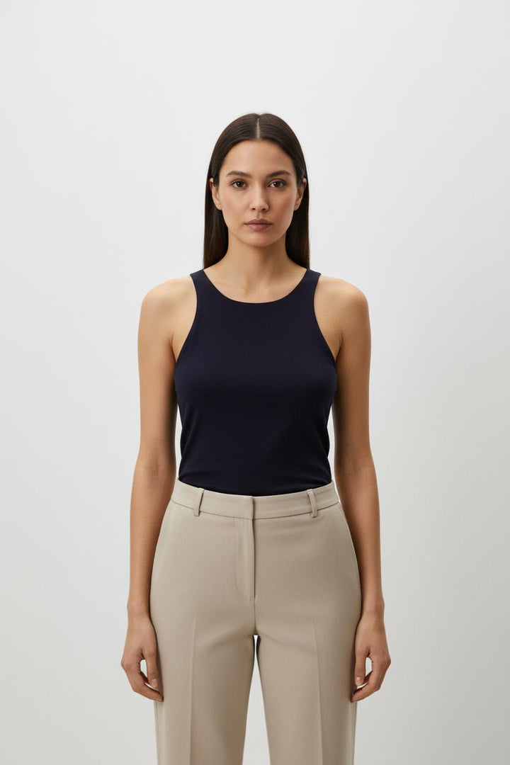 Top bleu foncé - Taille L/40