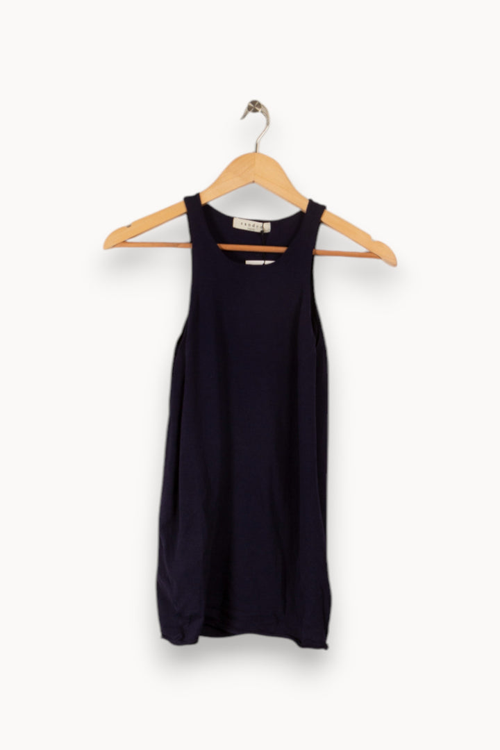 Top bleu foncé - Taille L/40 de la marque Sandro | PARAD34849 - Vendu par Paradigme - Image 1
