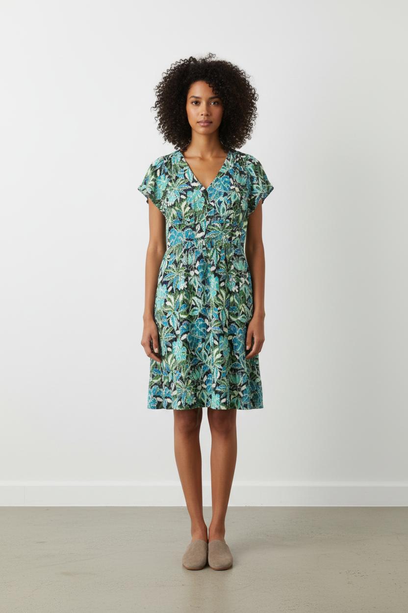 Robe verte et bleue - Taille M/38