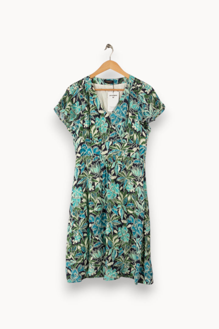 Robe verte et bleue - Taille M/38 de la marque Caroll | PARAD34861 - Vendu par Paradigme - Image 1