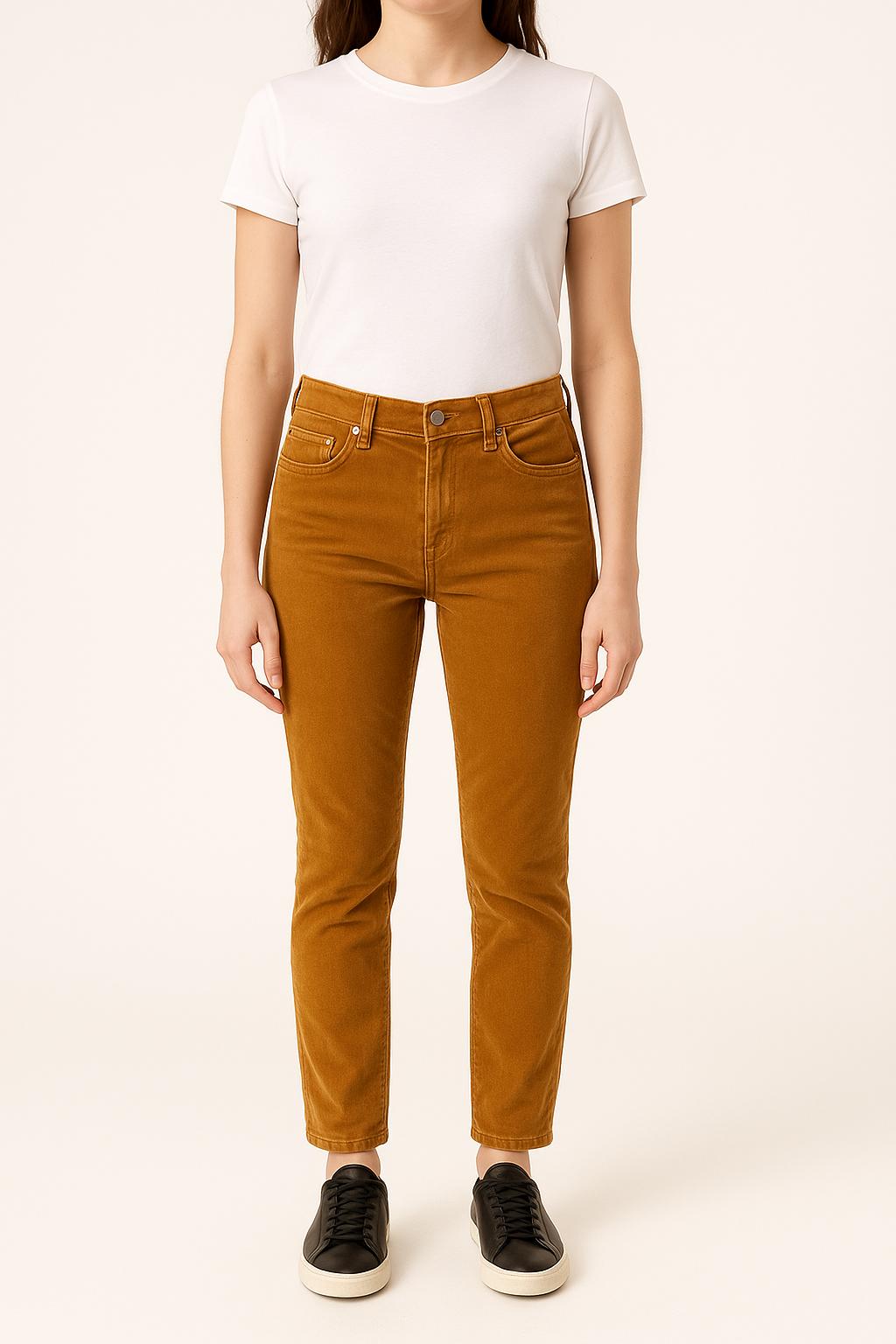 Jean Marron - Taille XS/34 de la marque I.Code | PARAD34863 - Vendu par Paradigme - Image 1