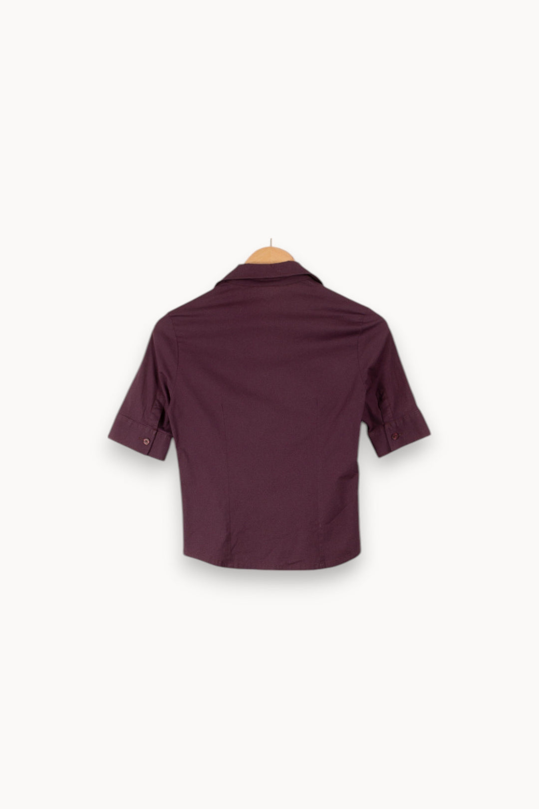 Chemise violette - Taille S/36 de la marque Caroll | PARAD34865 - Vendu par Paradigme - Image 3