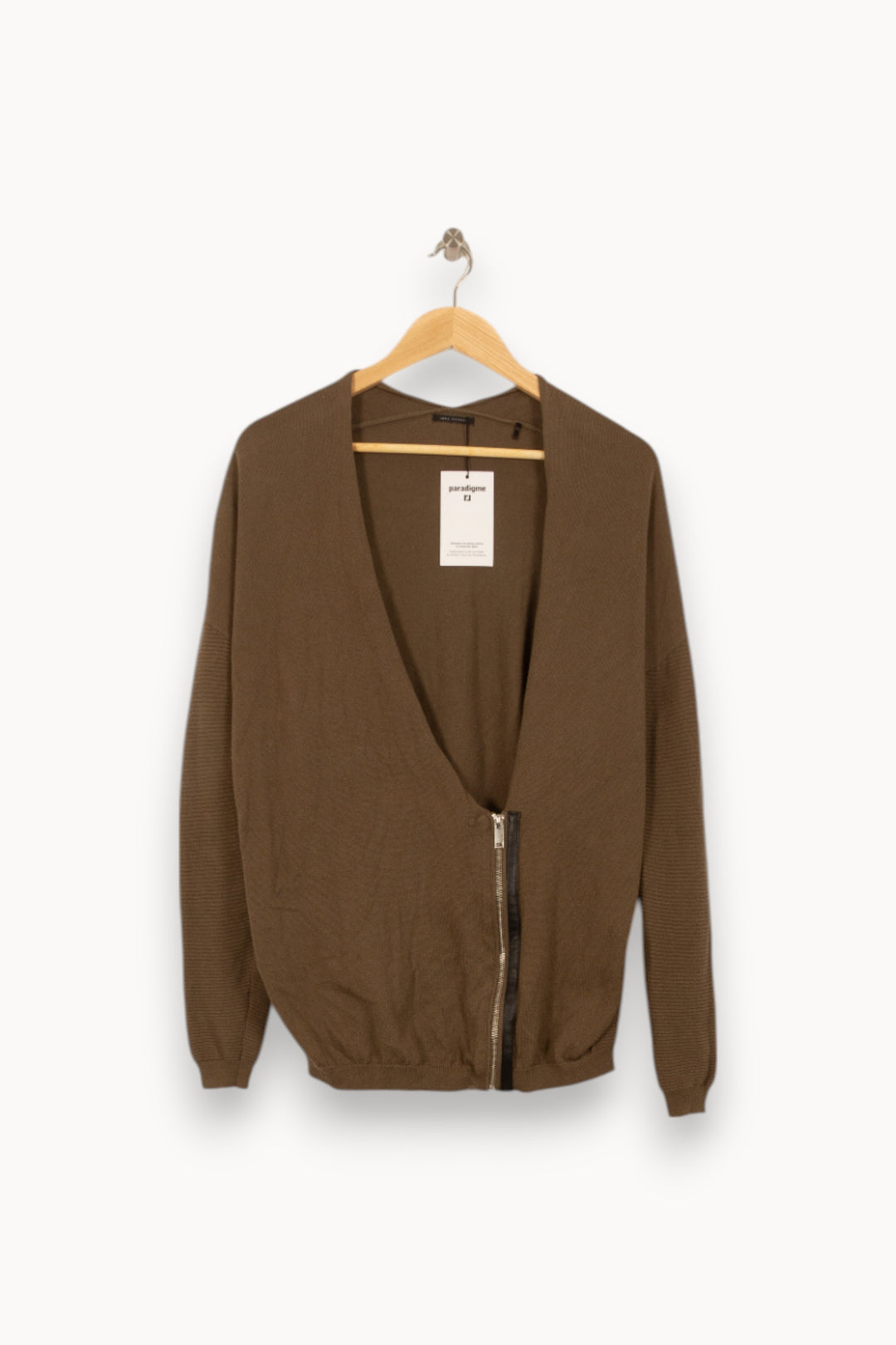 Cardigan Marron - Taille M/38 de la marque IKKS | PARAD34867 - Vendu par Paradigme - Image 2