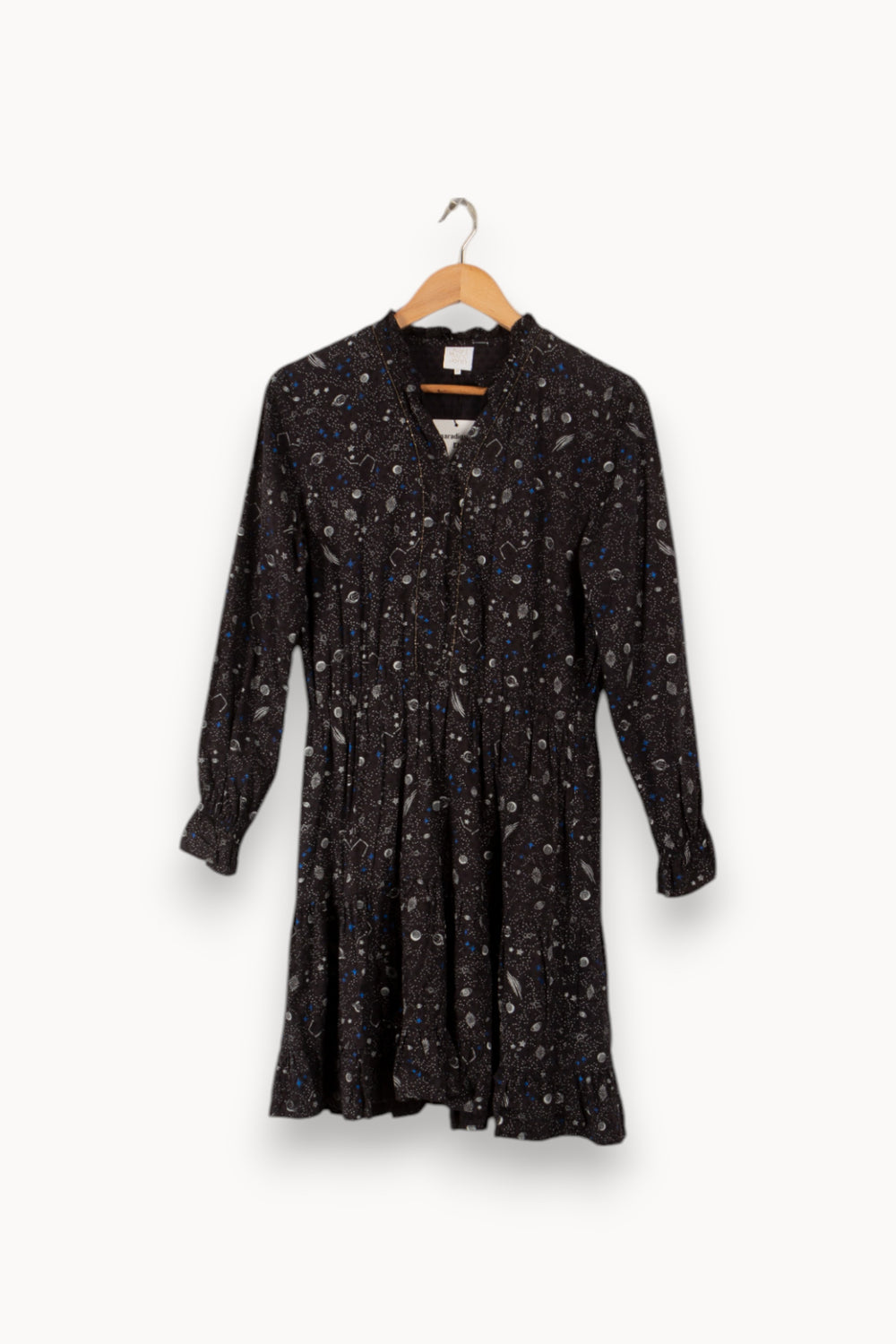 Robe bleu foncé à motifs - Taille M/38 de la marque Karl Marc John | PARAD34883 - Vendu par Paradigme - Image 1