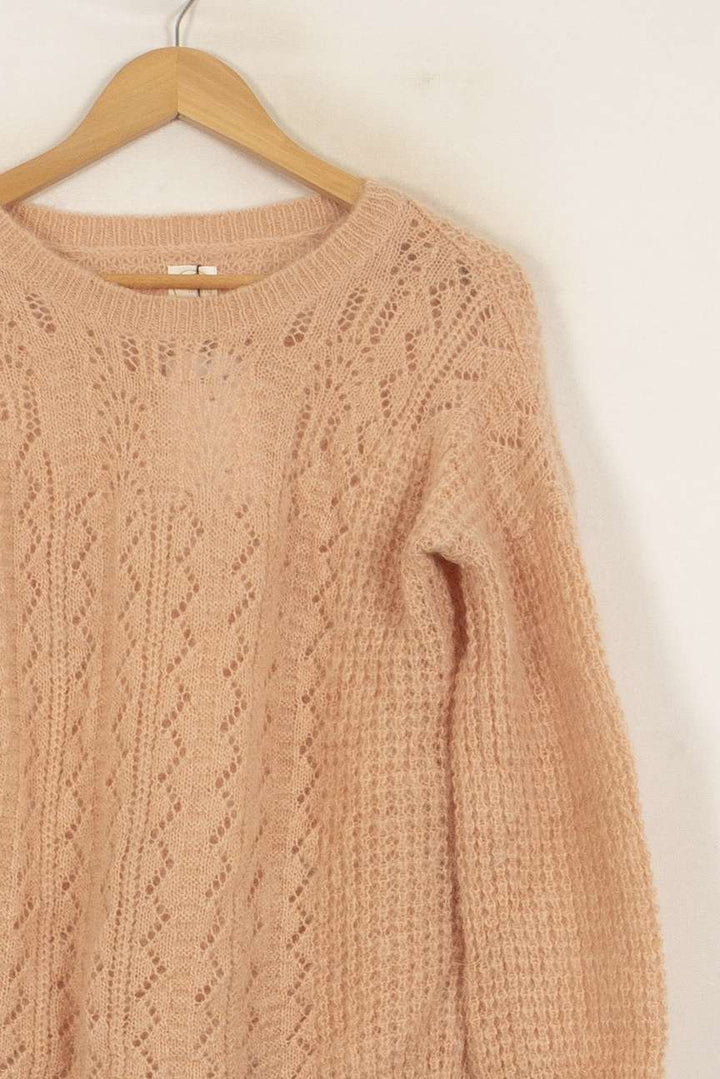 Pull Rose - Taille M/38 de la marque Des petits hauts | PARAD34888 - Vendu par Paradigme - Image 3