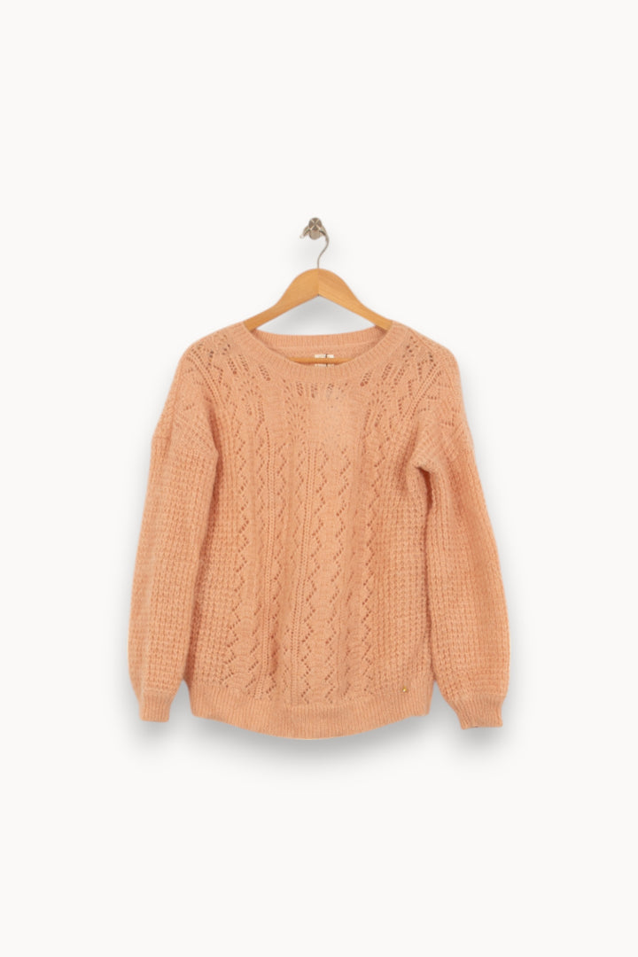 Pull Rose - Taille M/38 de la marque Des petits hauts | PARAD34888 - Vendu par Paradigme - Image 2