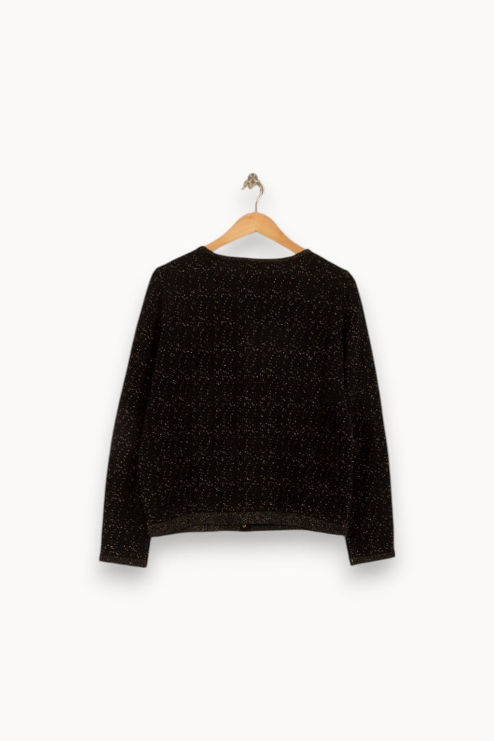 Cardigan Noir - Taille M/38 de la marque Des petits hauts | PARAD34895 - Vendu par Paradigme - Image 4