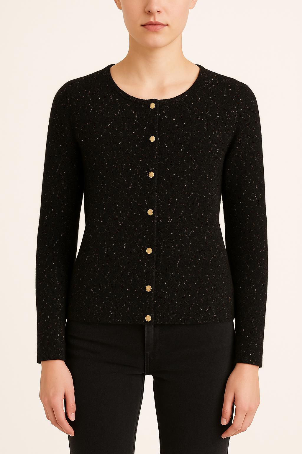 Cardigan Noir - Taille M/38 de la marque Des petits hauts | PARAD34895 - Vendu par Paradigme - Image 1