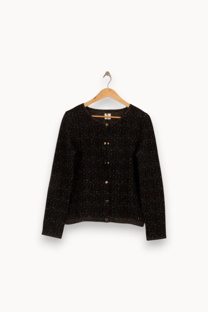 Cardigan Noir - Taille M/38 de la marque Des petits hauts | PARAD34895 - Vendu par Paradigme - Image 2