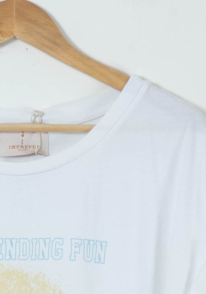 Tee-shirt Blanc - Taille M/38 de la marque Imprevu | PARAD34969 - Vendu par Paradigme - Image 3