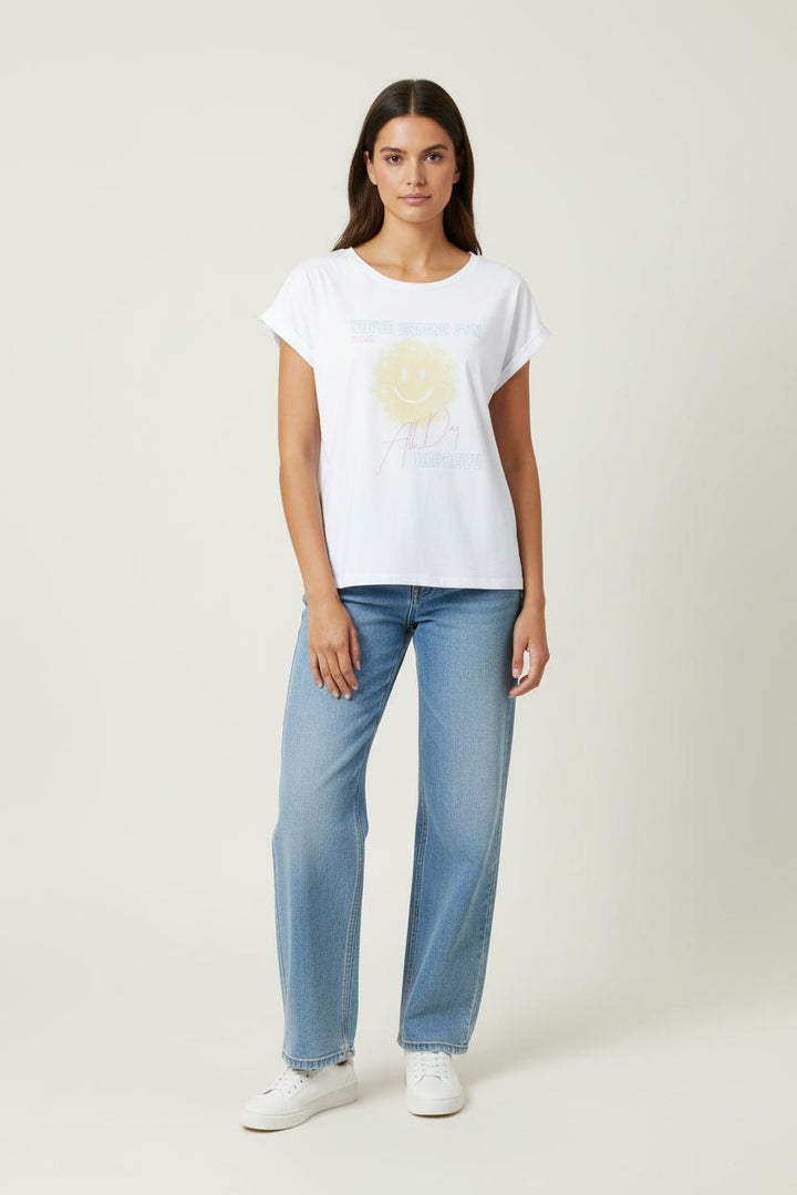 Tee-shirt Blanc - Taille M/38 de la marque Imprevu | PARAD34969 - Vendu par Paradigme - Image 1