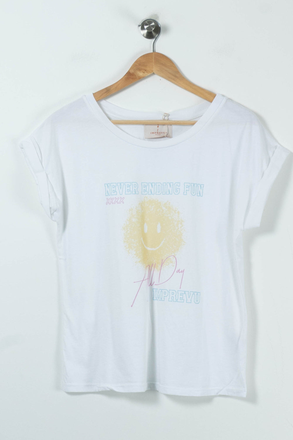 Tee-shirt Blanc - Taille M/38 de la marque Imprevu | PARAD34969 - Vendu par Paradigme - Image 2