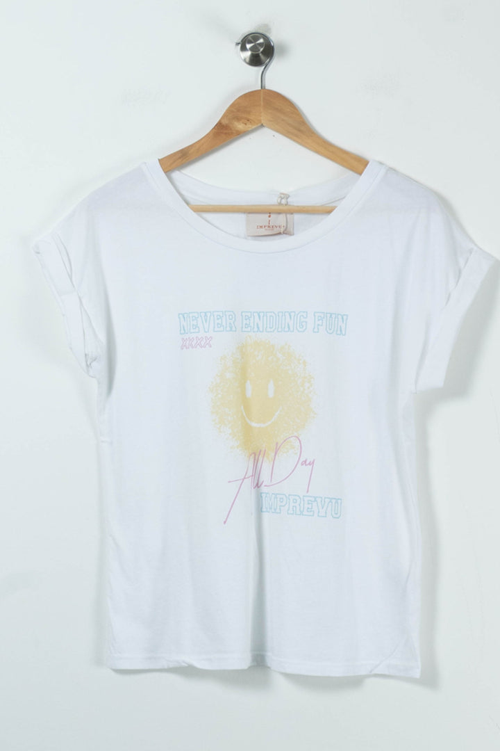 Tee-shirt Blanc - Taille M/38 de la marque Imprevu | PARAD34969 - Vendu par Paradigme - Image 2