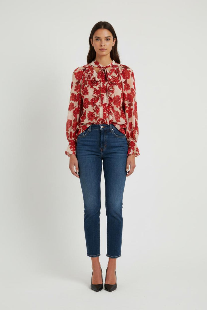 Blouse rouge - Taille S/36