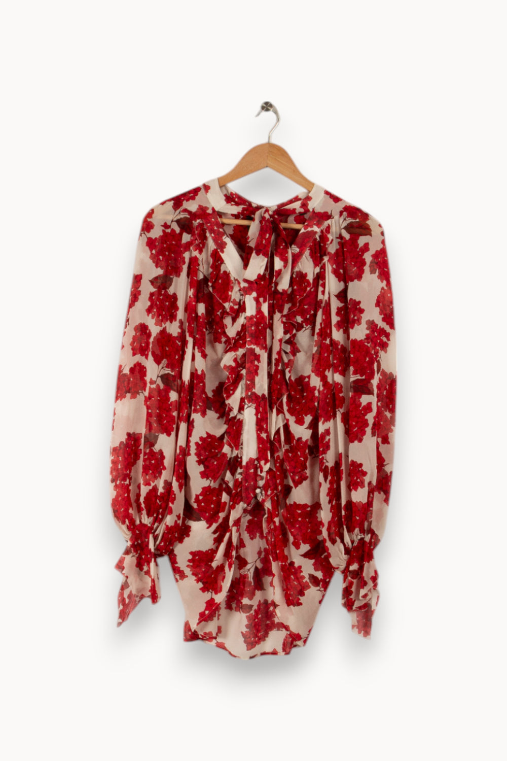 Blouse rouge - Taille S/36 de la marque The Kooples | PARAD34997 - Vendu par Paradigme - Image 1