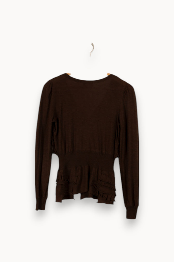 Pull Marron - Taille M/38 de la marque One Step | PARAD34999 - Vendu par Paradigme - Image 3