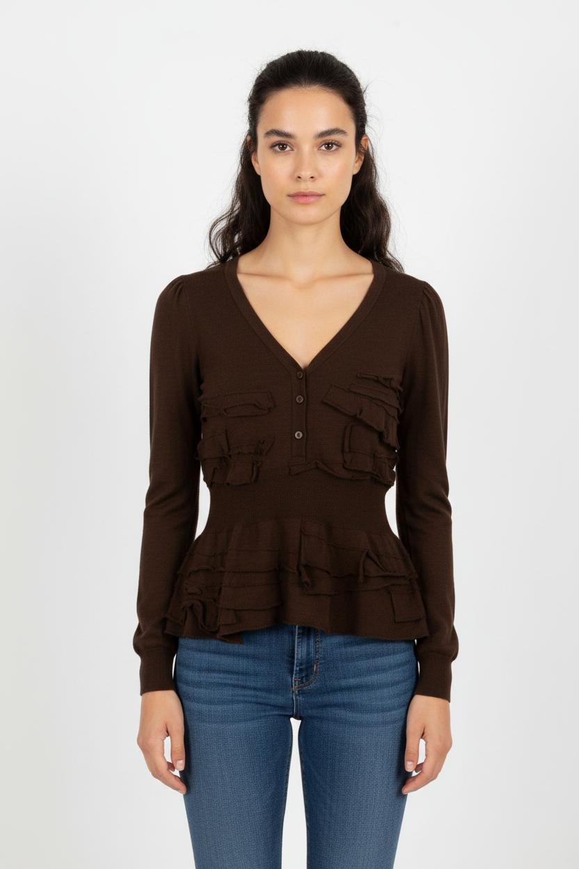 Pull Marron - Taille M/38